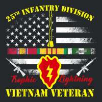 25th Infantry Division Vietnam Veteran Gift Crewneck Sweatshirt | Artistshot