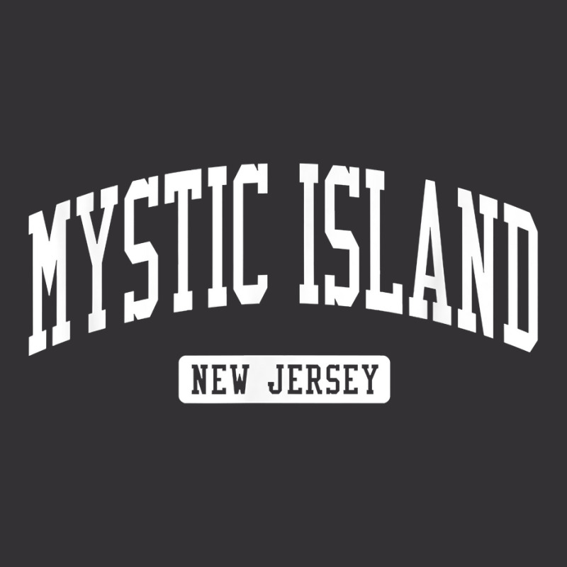 Mystic Island New Jersey Nj Vintage Athletic Sports Design T Shirt Vintage Short by araceliphexy | Artistshot