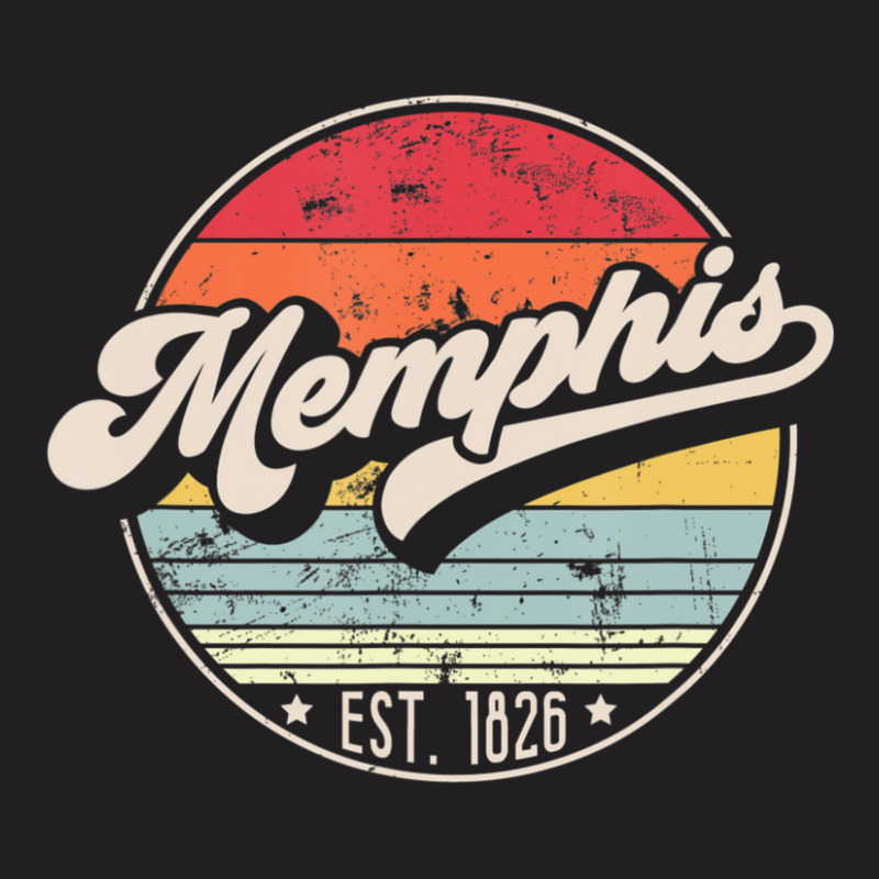 Hot Trend Retro Memphis Tn Home City 70s Style Sunset T-Shirt by haodinhvan1 | Artistshot