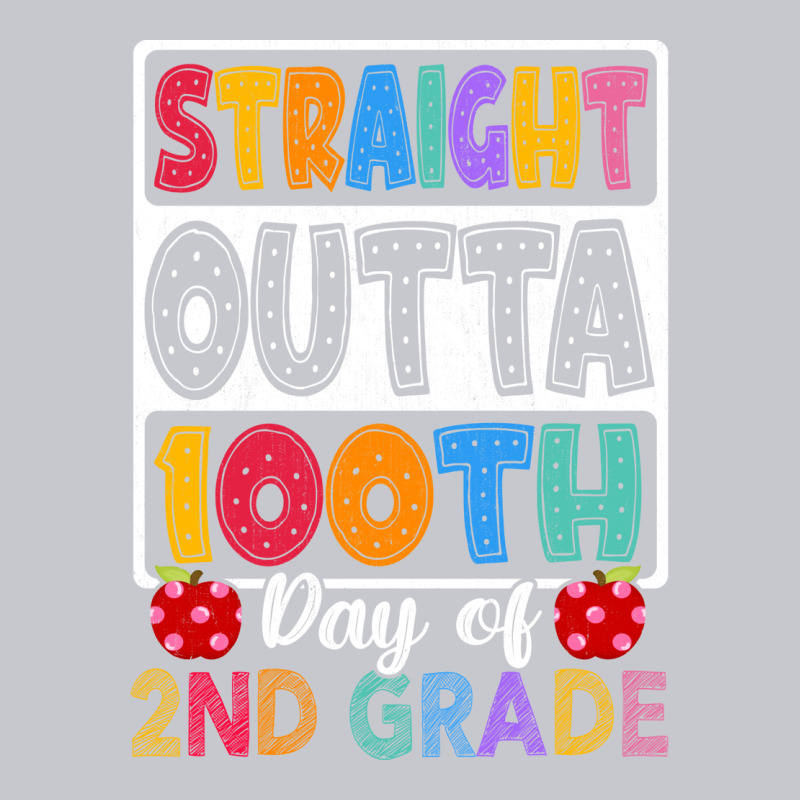 Straight 100th Day Of 2nd Grade Happy 100 Days Of School Unisex Jogger | Artistshot