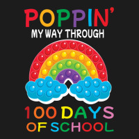 Poppin My Way Through 100 Days Of School Hipster Hoodie & Jogger Set | Artistshot