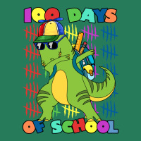 100 Days Of School Dabbing Dinosaur Trex Trending T-shirt | Artistshot