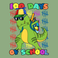 100 Days Of School Dabbing Dinosaur Trex Trending Graphic T-shirt | Artistshot