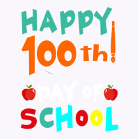 Happy 100th Day Of School Retro Music Tank Top | Artistshot