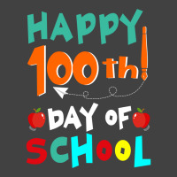 Happy 100th Day Of School Retro Music Vintage T-shirt | Artistshot