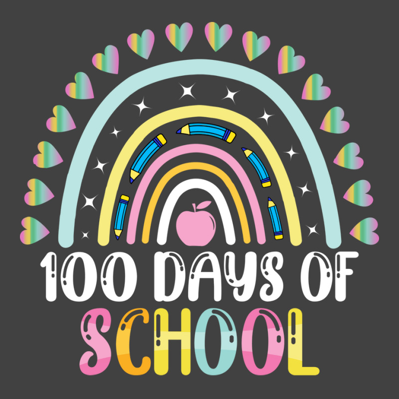 100 Days Of School Green Girl Vintage T-shirt | Artistshot