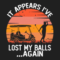 Funny Golf Sayings T  Shirtit Appears I've Lost My Balls Again Funny G Drawstring Bags | Artistshot