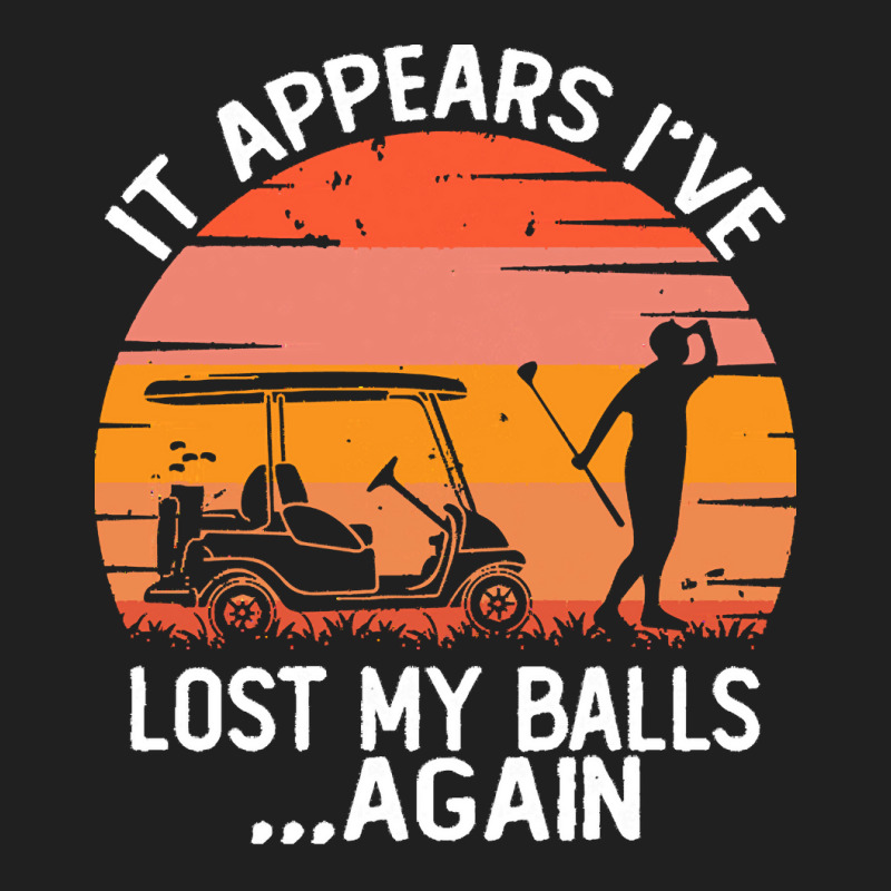 Funny Golf Sayings T  Shirtit Appears I've Lost My Balls Again Funny G Drawstring Bags | Artistshot