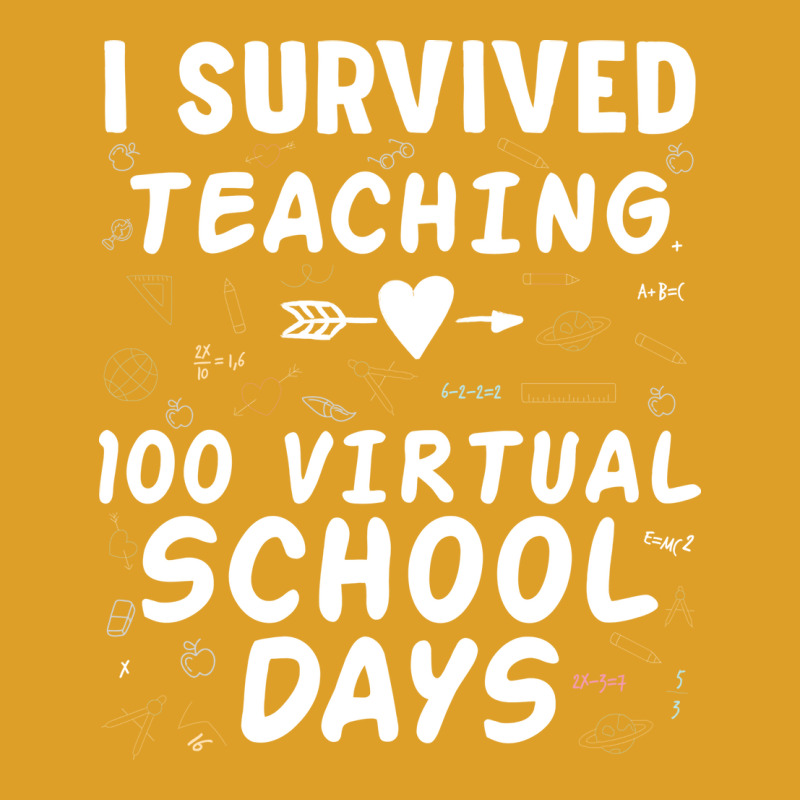 I Survived Teaching 100 Virtual School Days Stars T-shirt | Artistshot