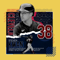 Steven Kwan Baseball Paper Poster Guardians Boy Skinny Tumbler | Artistshot