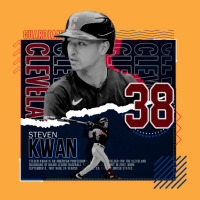 Steven Kwan Baseball Paper Poster Guardians Boy Zipper Hoodie | Artistshot