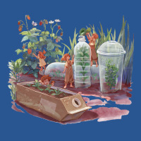 Gardening Blue T-shirt | Artistshot