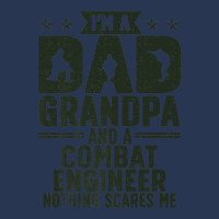 Mens I'm A Dad And Grandpa Combat Engineer Combat Engineering Premium Men Denim Jacket | Artistshot