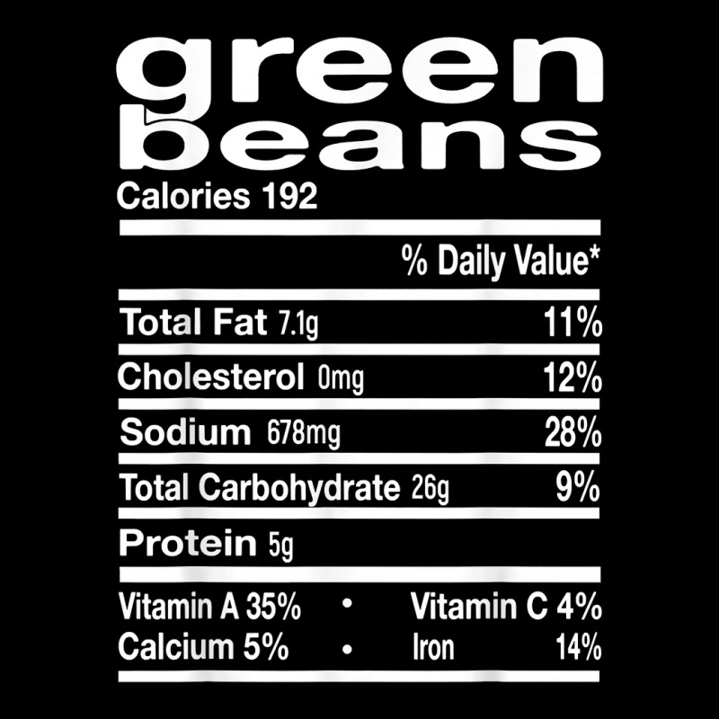 green-bean-nutrition-facts-2022-thanksgiving-christmas-food-unisex-jogger-by-rachelrenepeckham