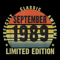 30th Birthday Limited Edition September 1989 Pocket T-shirt | Artistshot