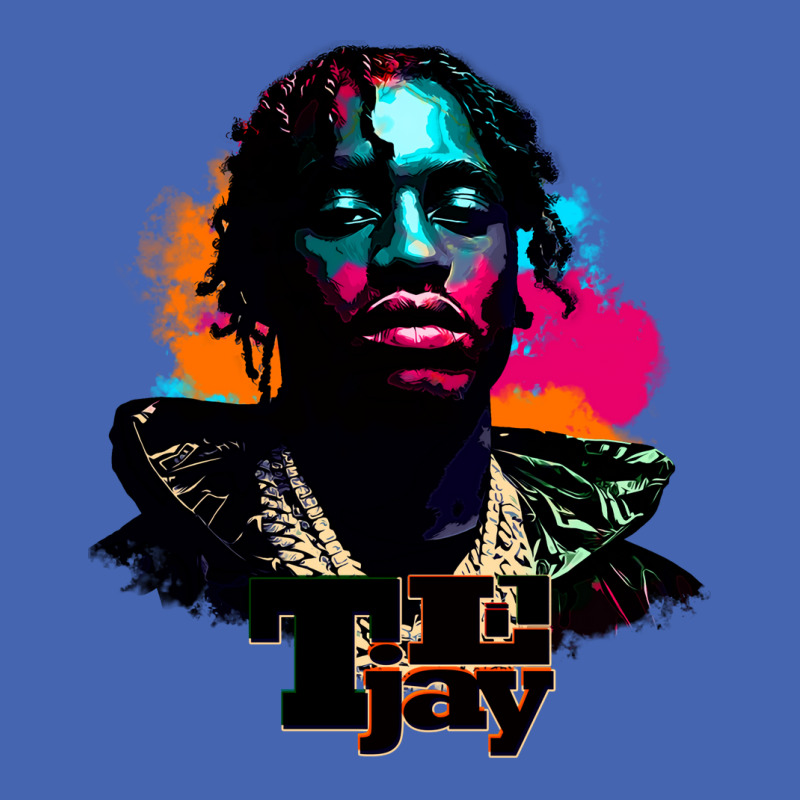 Lil Tjay Art Blue Zipper Hoodie by shudoterika0 | Artistshot