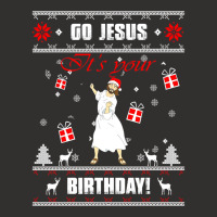 Go Jesus Its Your Birthday Ugly Christmas Sweater Green Champion Hoodie | Artistshot