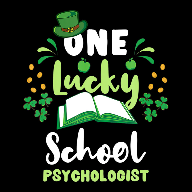 One Lucky School Psychologist St Patricks Day Cropped Hoodie by kyndtspenkoo | Artistshot