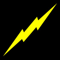 Lightning Bolt Women's V-neck T-shirt | Artistshot