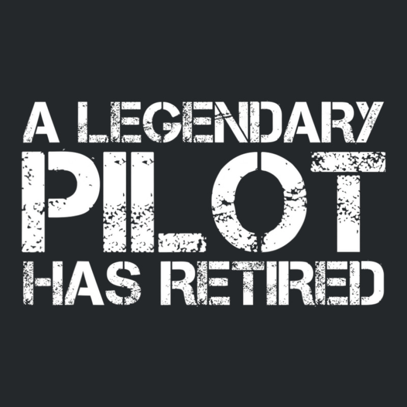 A Legendary Pilot Has Retired Retirement Copilot Crewneck Sweatshirt | Artistshot