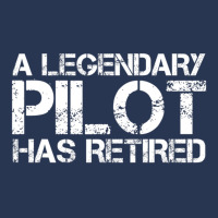 A Legendary Pilot Has Retired Retirement Copilot Men Denim Jacket | Artistshot