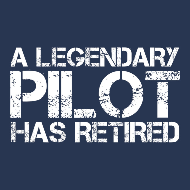 A Legendary Pilot Has Retired Retirement Copilot Men Denim Jacket | Artistshot