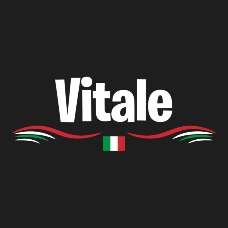 Italy Flag Italian Birthday Name Vitale Pullover Hoodie Classic T-shirt by bettincam | Artistshot