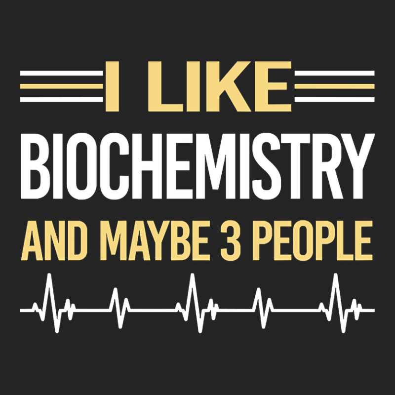 Trending 3 People Biochemistry Biochemist 3/4 Sleeve Shirt by declangreenwood | Artistshot