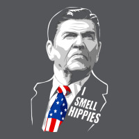 Funny I Smell Hippies Vintage Ronald Reagan Ladies Fitted T-shirt | Artistshot