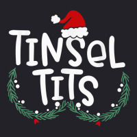 Tinsel Tits And Jingle Balls Funny Matching Christmas Couple Hippie Unisex Sherpa-lined Denim Jacket | Artistshot