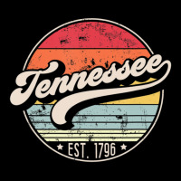 Limited Edition Retro Tennessee Home State Tn Cool 70s Style Sunset Cropped Hoodie | Artistshot