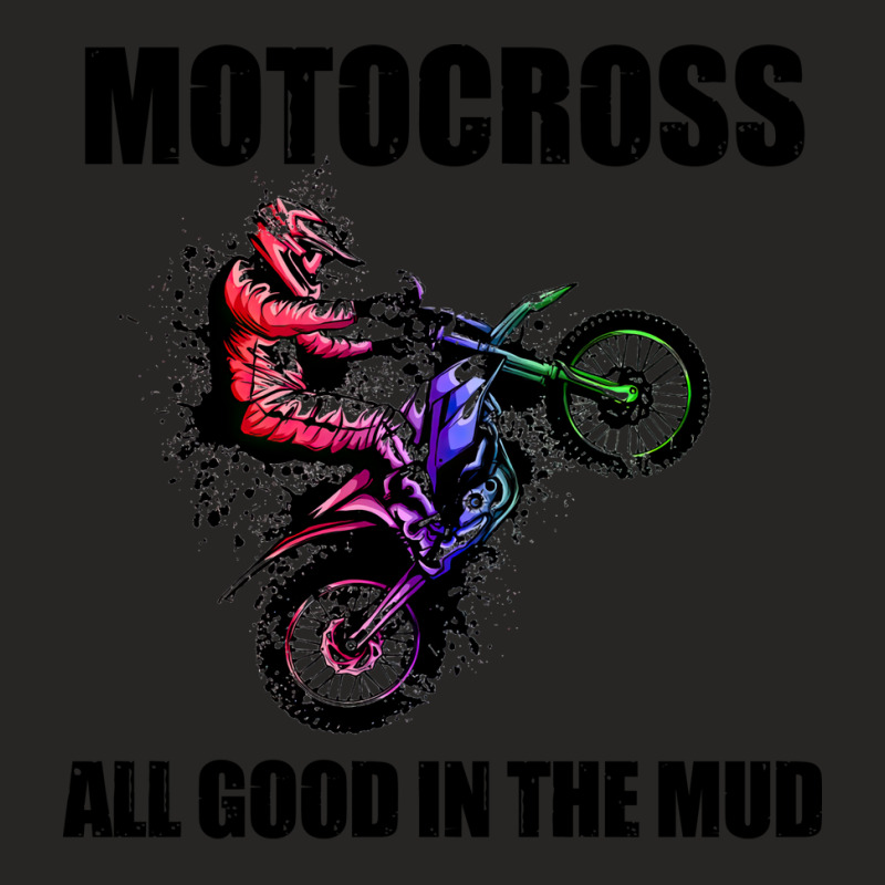 Motocross Gift All Good In The Mud Dirt Biker Gift Vintage Ladies Fitted T-Shirt by orichkervanr | Artistshot