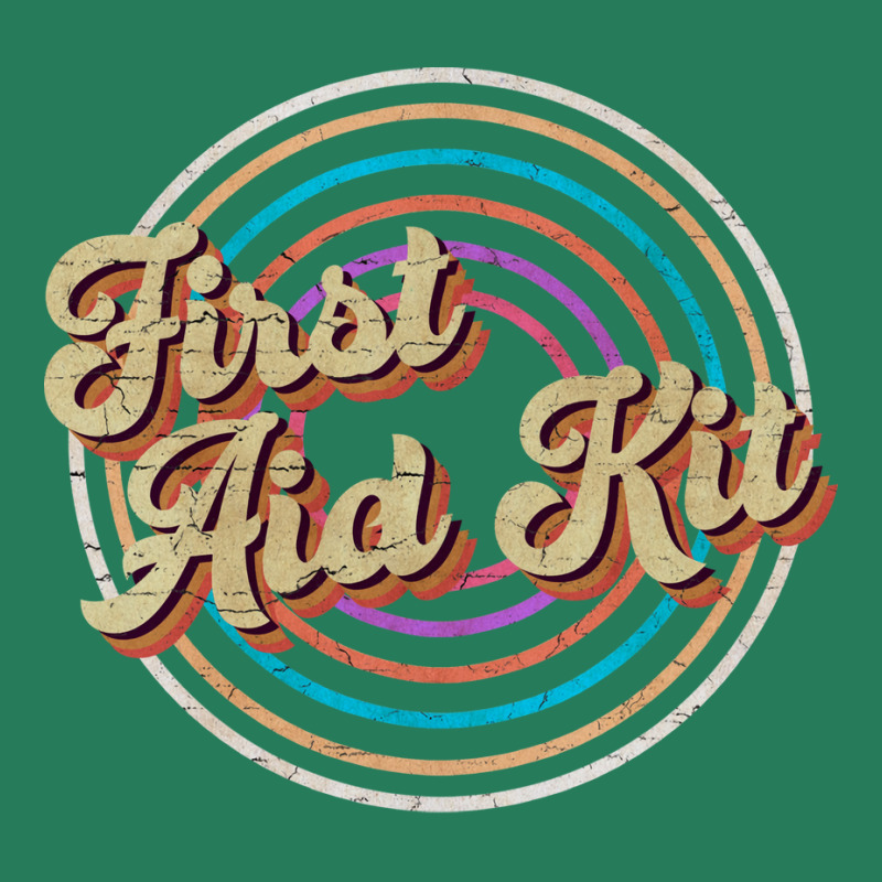 Vintage Circle Line Color First Aid Kit Trending T-shirt | Artistshot