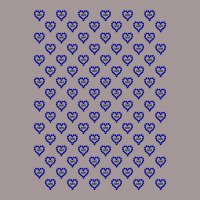 Love Heart In Blue Color Pattern Blue Vintage Short | Artistshot