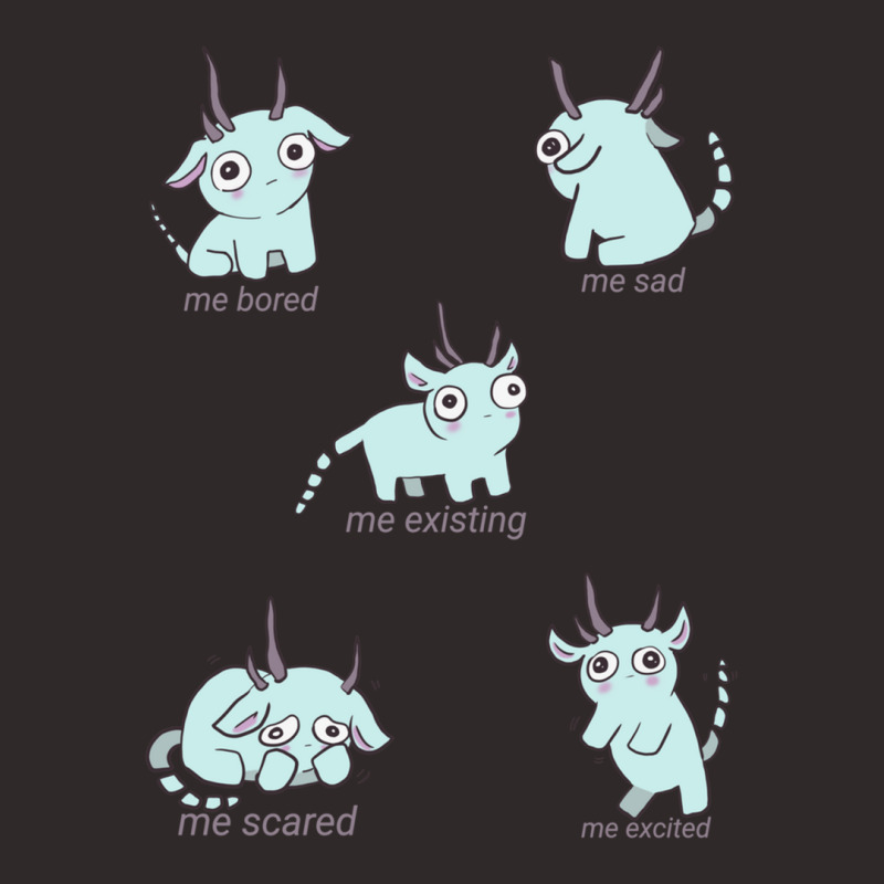 Funny Creature With Emotions Stickers Pack Racerback Tank by MiltonLane | Artistshot