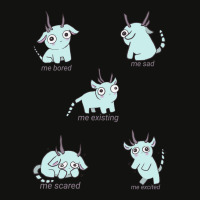 Funny Creature With Emotions Stickers Pack Scorecard Crop Tee | Artistshot