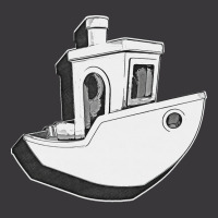 A Benchy Pattern Artwork Drawing 3d Printer For The Maker Nostalgia Ladies Curvy T-shirt | Artistshot