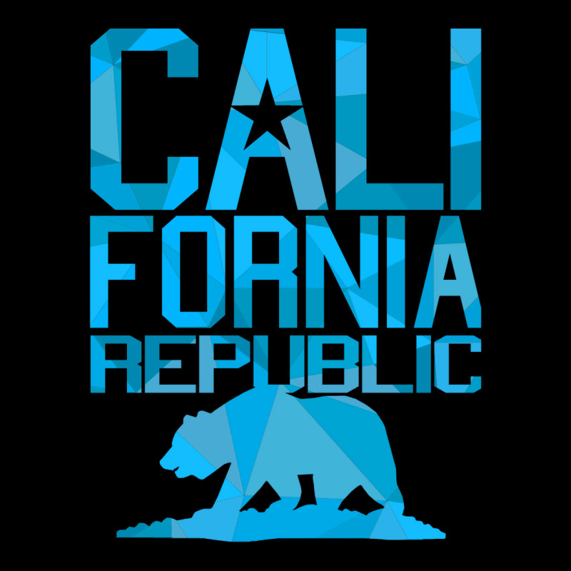 California Republic Bear (ice Blue Version) Men's Long Sleeve Pajama Set | Artistshot