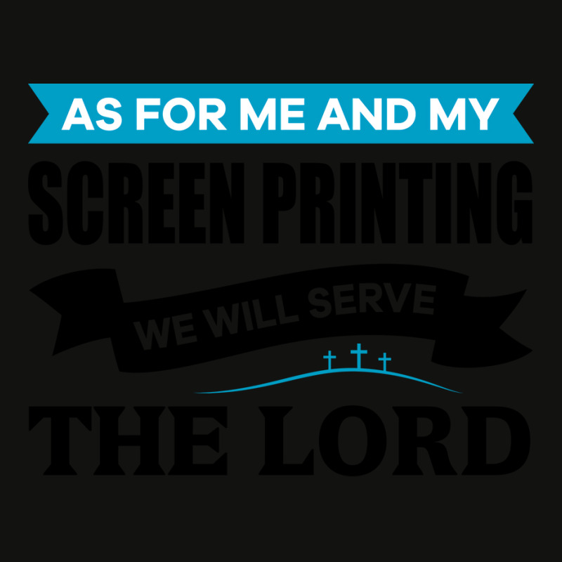 As For Me And My Screen Printing We Will Serve The Lord Love Scorecard Crop Tee by samjiemineef | Artistshot