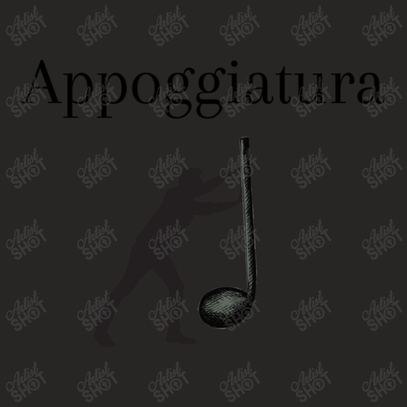 Appoggiatura Music Note Ladies Fitted T-Shirt by JustinWinecoff | Artistshot