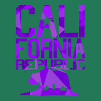 California Republic Bear (juicy Purple Version) Ladies Fitted T-shirt | Artistshot