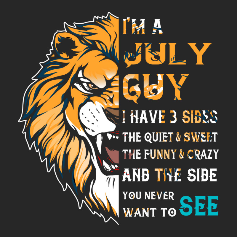 Im A July Guy I Have 3 Sides Funny July Birthday Music Men's T-shirt Pajama Set by ebulisawersv | Artistshot