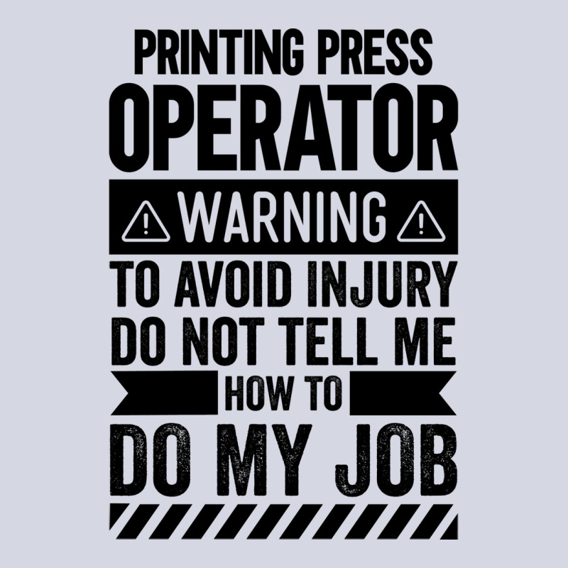 Printing Press Operator Warning Girl Fleece Short by schalforlays | Artistshot