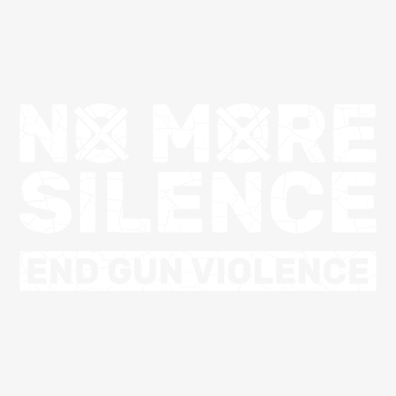 No More Silence End Gun Violence Awareness Day Love Ladies Fitted T-Shirt by oneidyroemik | Artistshot