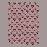 Love Heart In Red Color Pattern Red Vintage Short | Artistshot