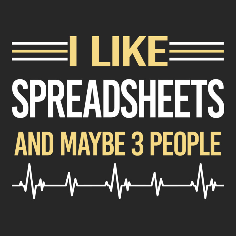 3 People Spreadsheet Spreadsheets Girl Men's T-shirt Pajama Set | Artistshot