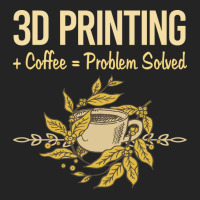 Problem Solved Coffee 3d Printing Quote 3/4 Sleeve Shirt | Artistshot