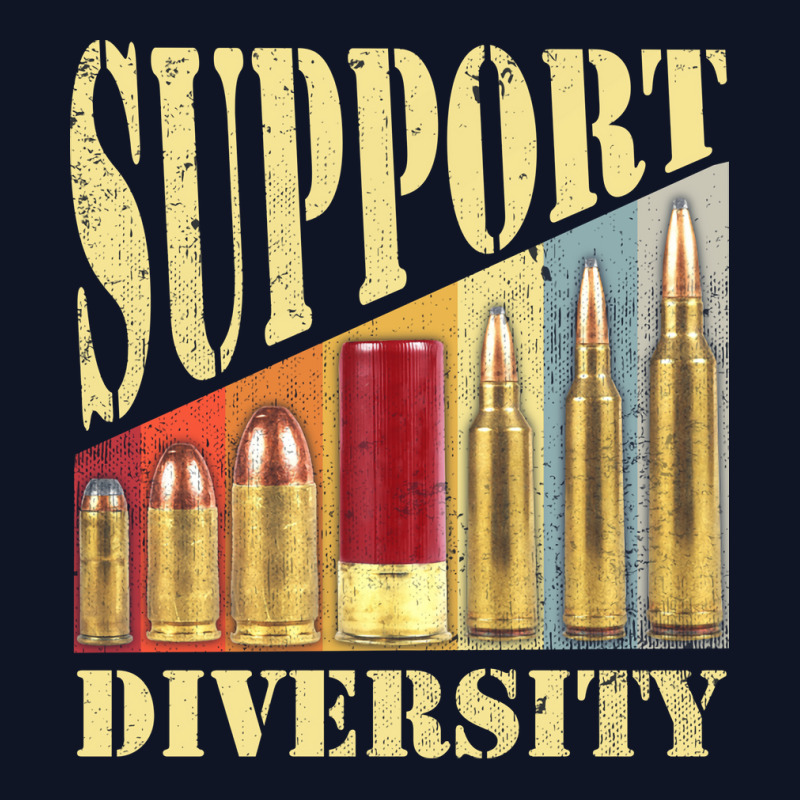 Support Diversity Gun Bullets Veteran Soldier Vintage Girl Printed Hat | Artistshot