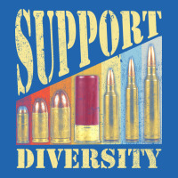 Support Diversity Gun Bullets Veteran Soldier Vintage Girl Pocket T-shirt | Artistshot