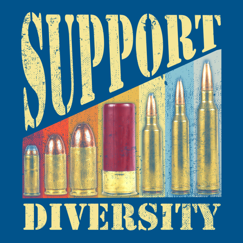 Support Diversity Gun Bullets Veteran Soldier Vintage Girl Classic T-shirt | Artistshot